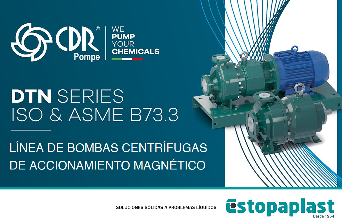 Read more about the article CDR Pompe presenta sus nuevas Bombas de proceso con accionamiento magnético