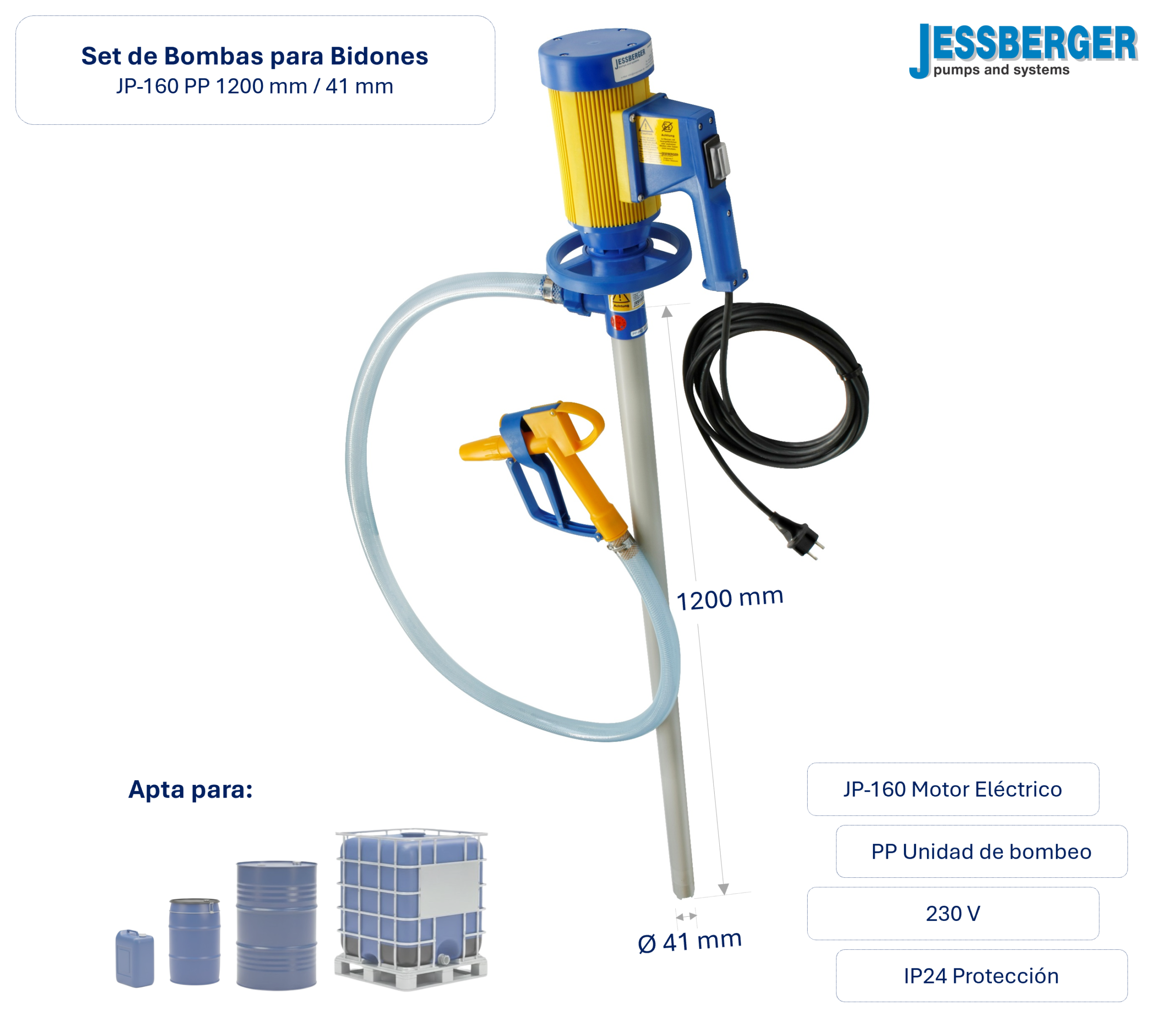 Kit JP-160 – 1200mm – Ø 41mm - PP - Image 2