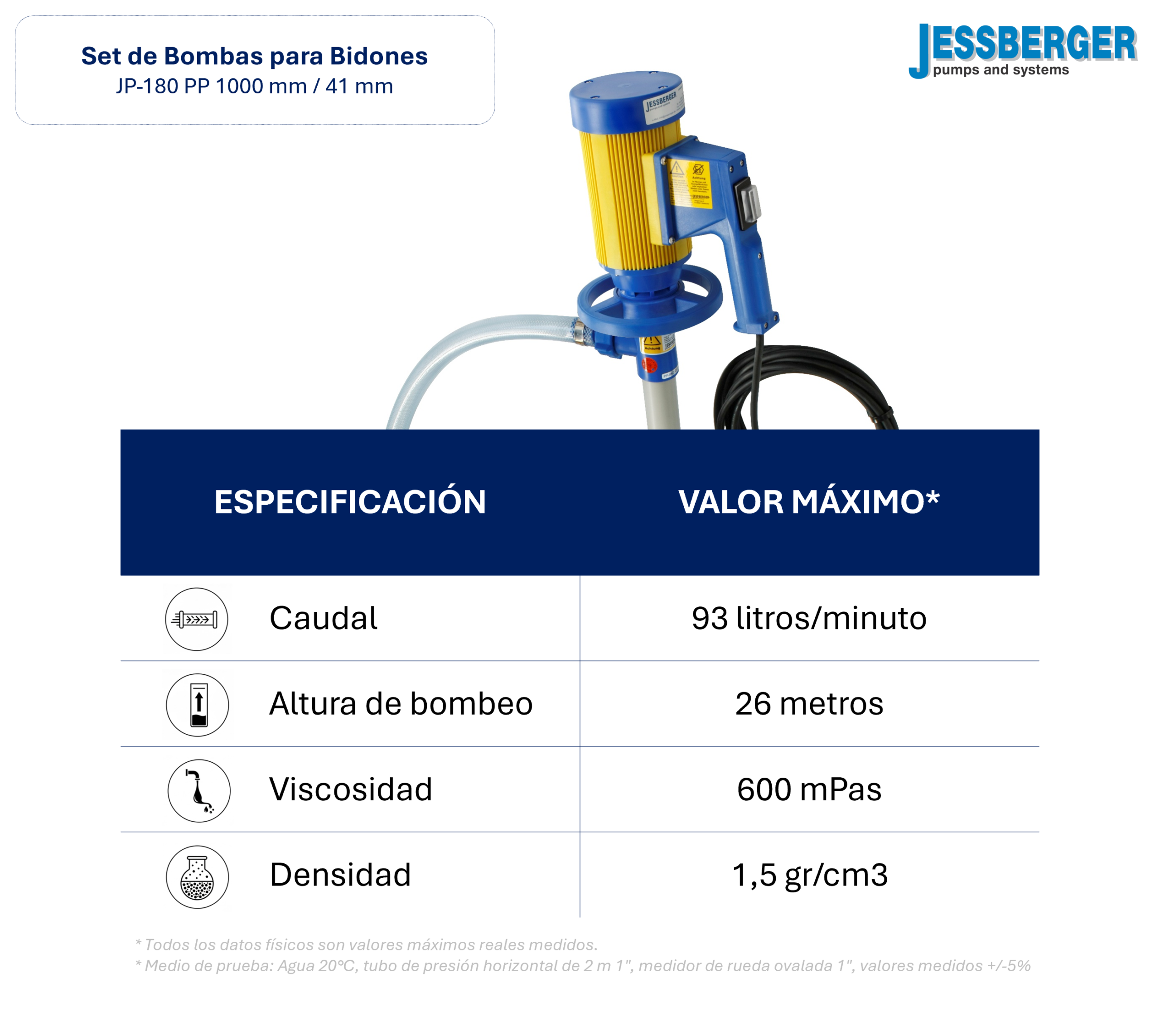 Kit JP-180 – 1000mm – Ø 41mm – PP - Image 3