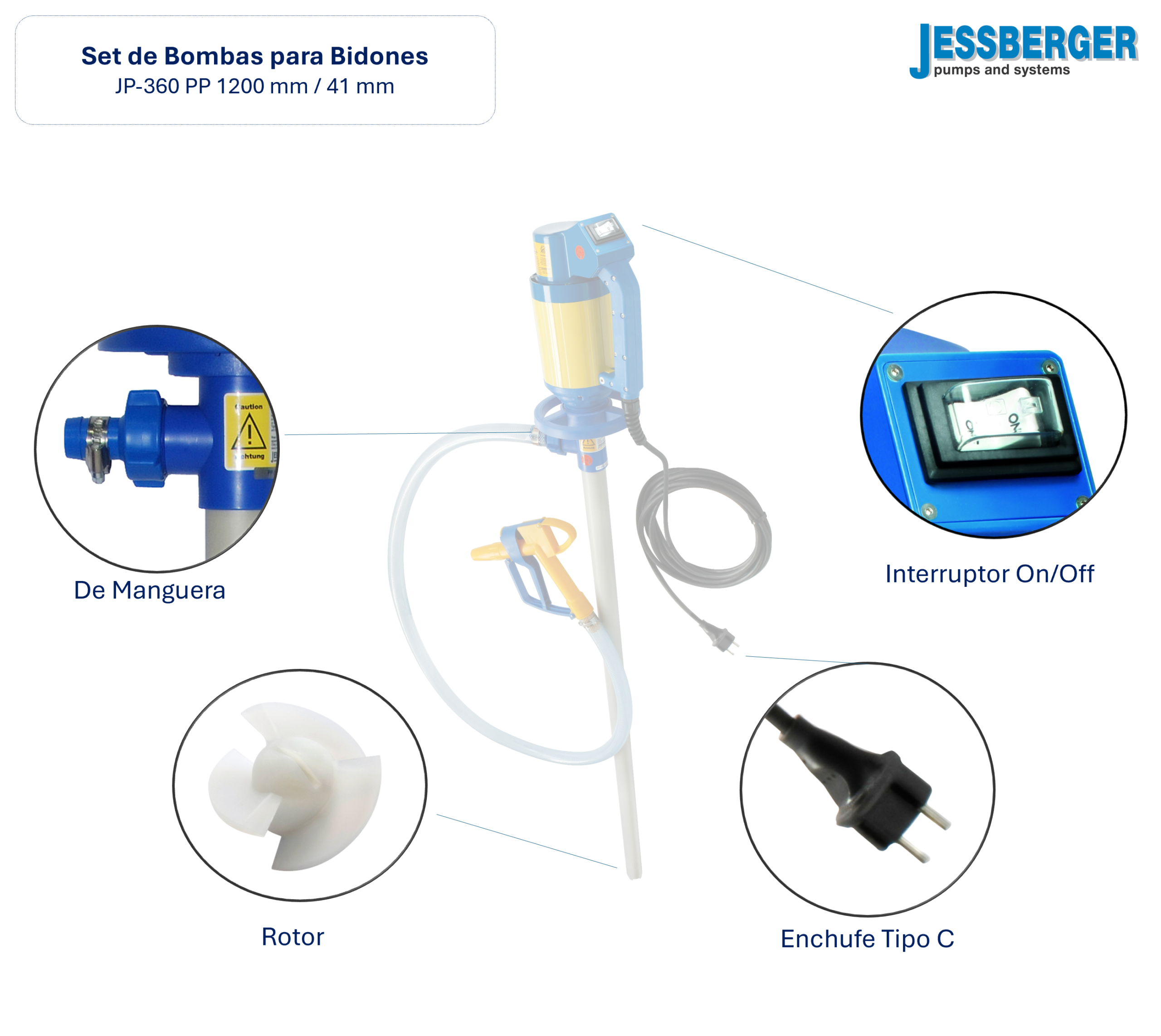 Kit JP-360 – 1200mm – Ø 41mm – PP - Image 4