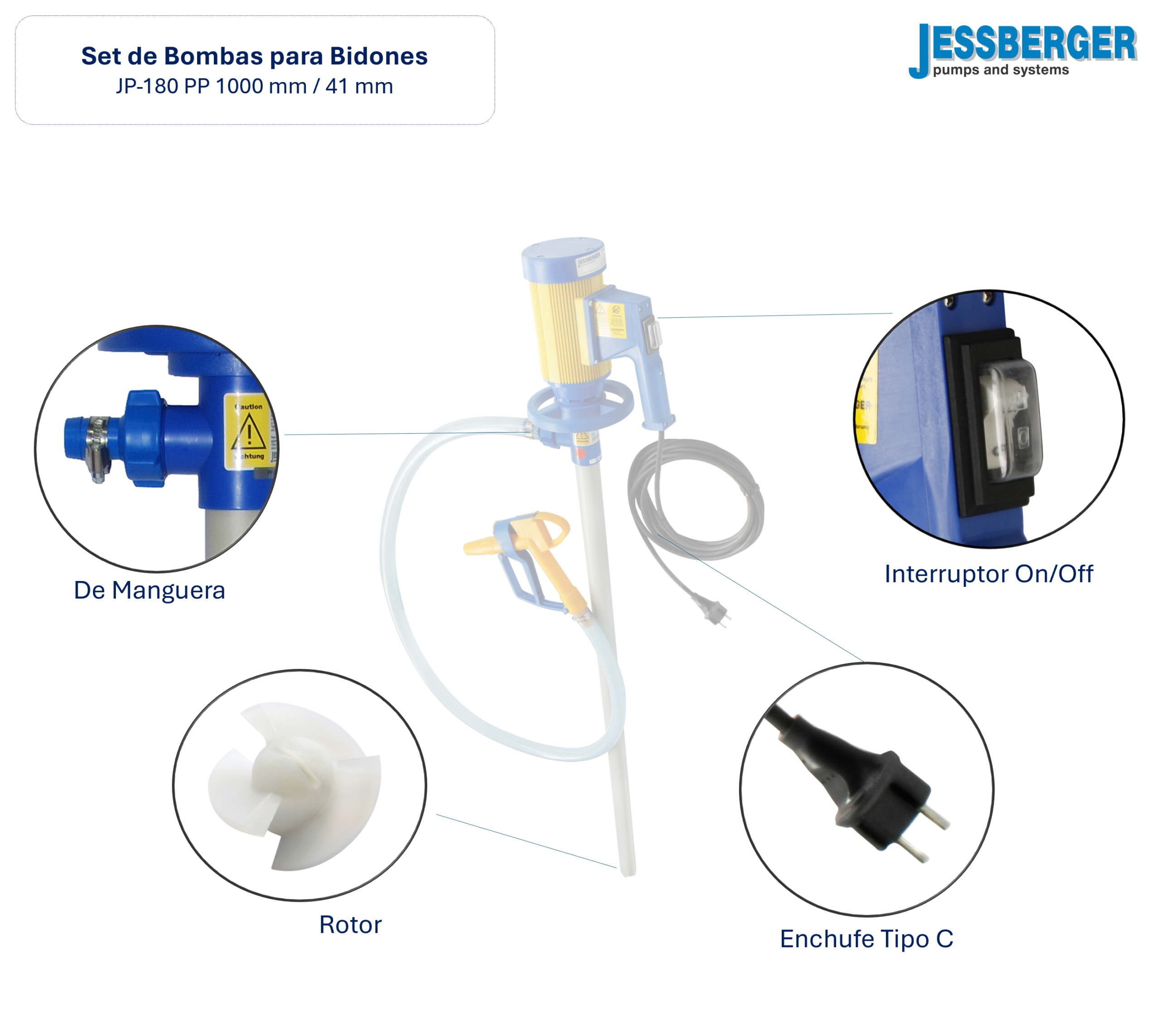 Kit JP-180 – 1000mm – Ø 41mm – PP - Image 4