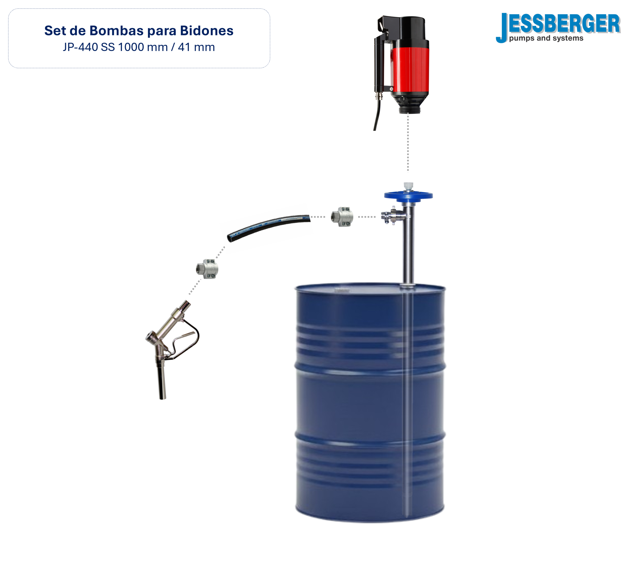 Kit JP-440 – 1000mm – Ø 41mm – SS - Image 5