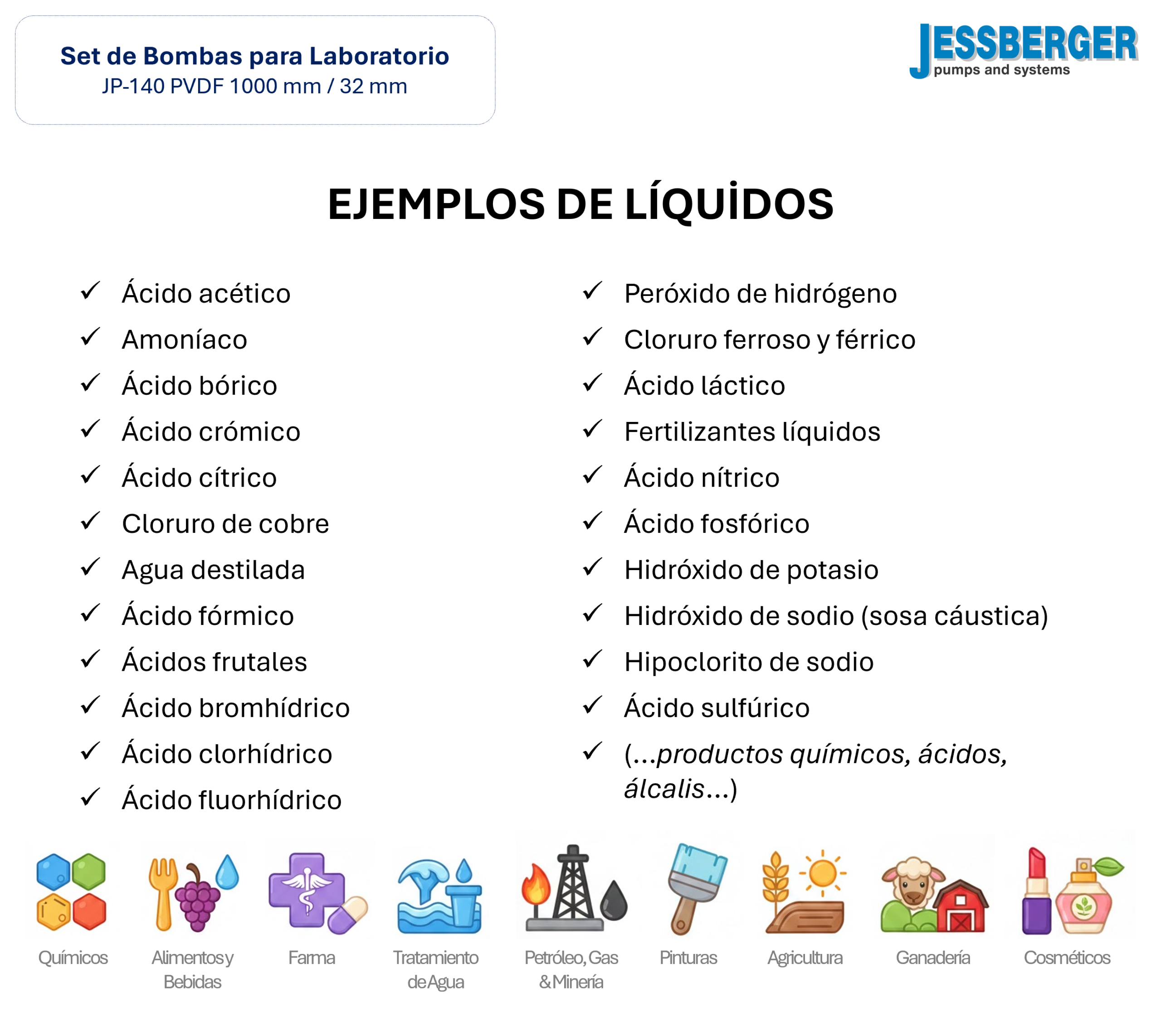 Kit JP-140 - 1000mm - Ø 32mm - PVDF - Image 6